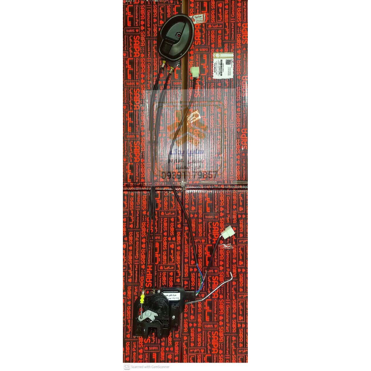 قفل و دستگیره مشکی جلو چپ دو فیش تک میله ساینا کوئیک 107908